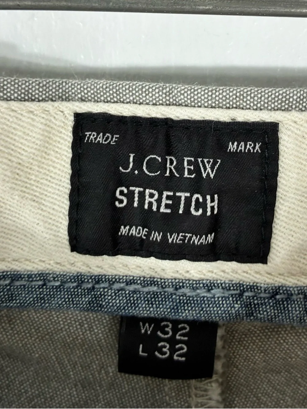 Nwot J Crew Grey 484 Slim Chino Pants 32x32 Stretch Work Office Career Workwear